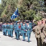 Desfile de agentes de la Guardia Civil
