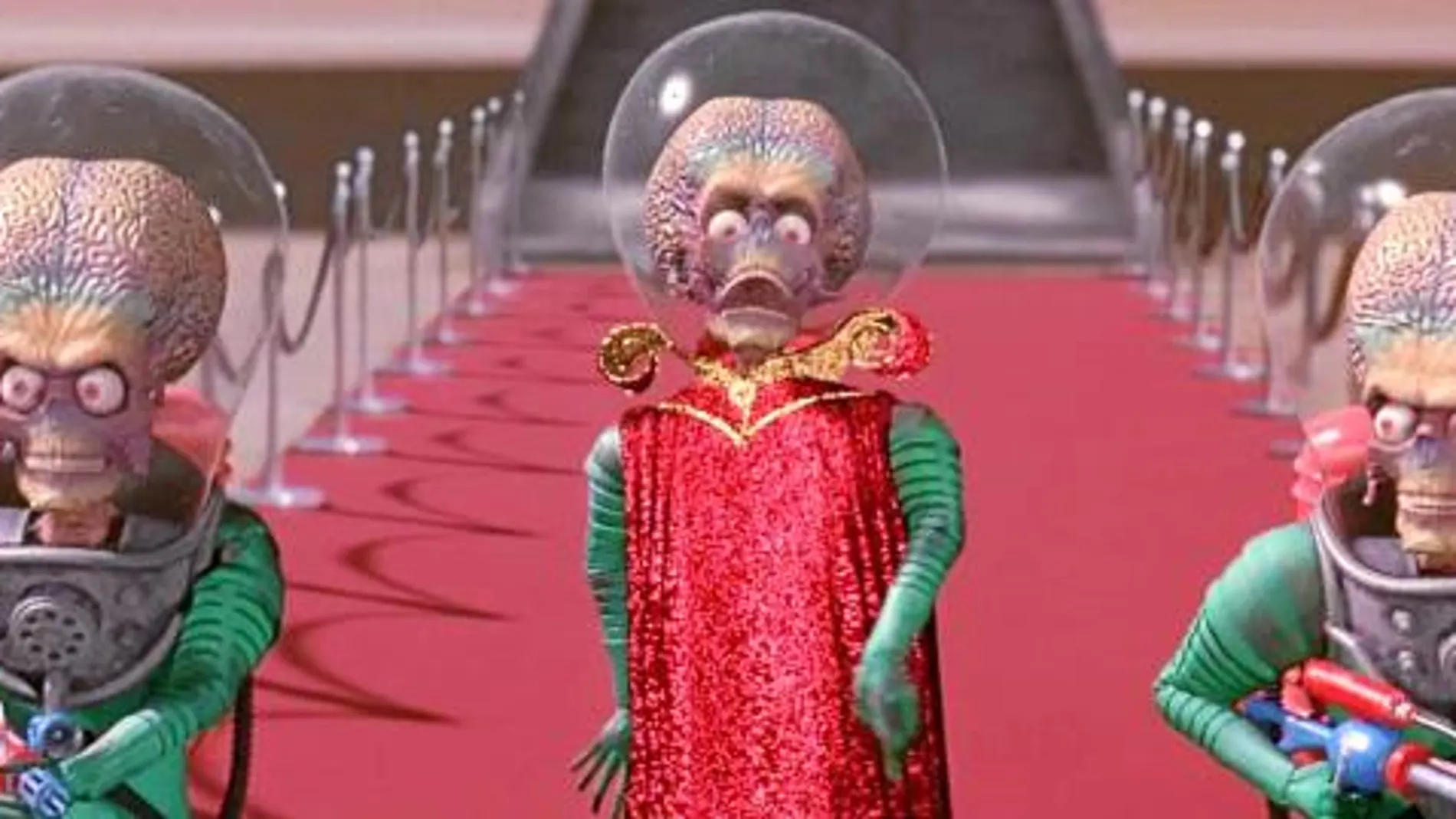Paradia: Tim Burton hizo una parodia de los extraterrestres malignos con «Mars Attacks!»