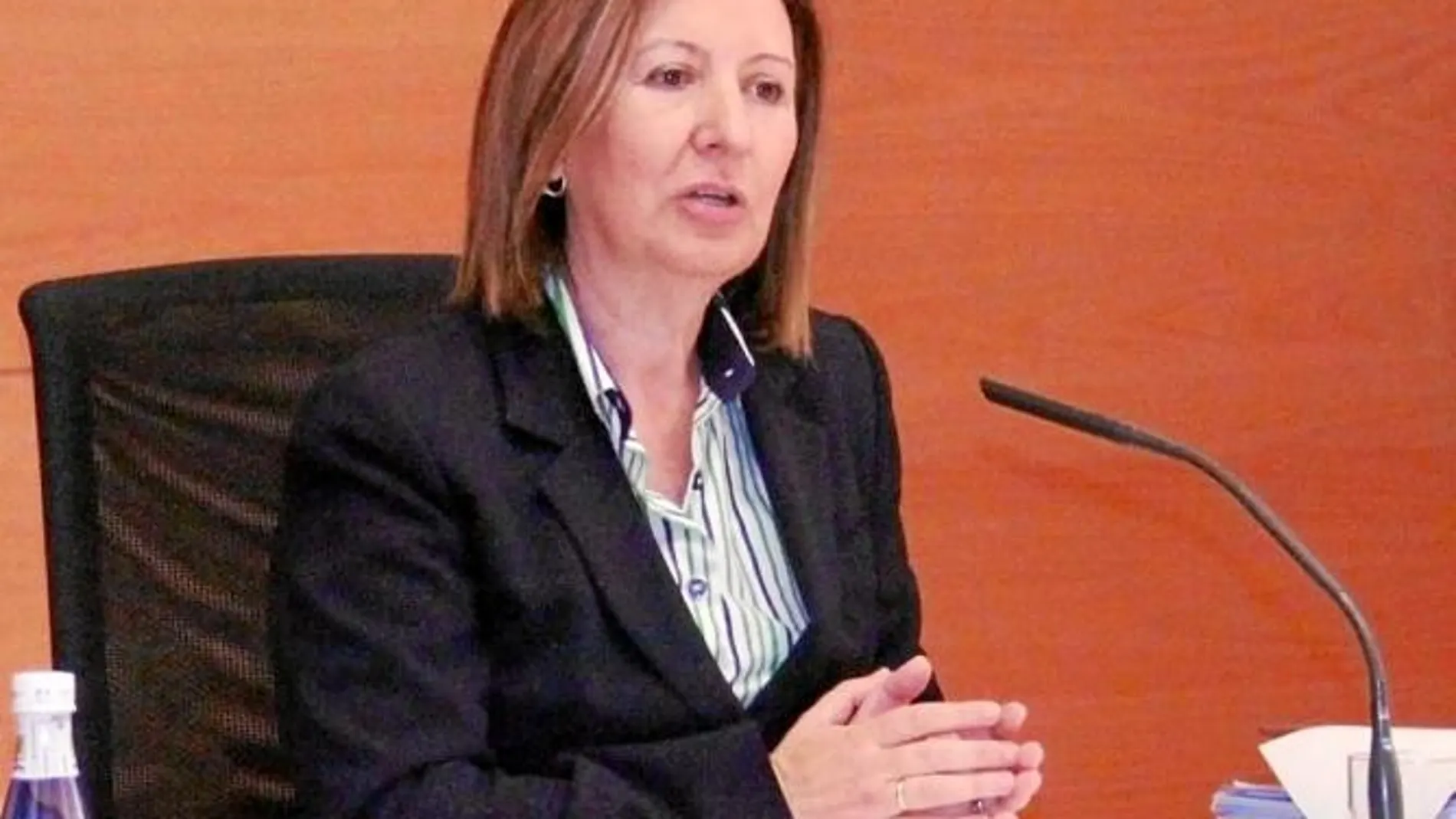 Imagen de archivo de la consejera de Sanidad y Política Social de la Región de Murcia, María Ángeles Palacios