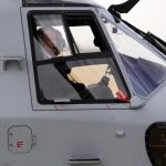 El Rey prueba el nuevo helicóptero de combate