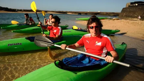 Así se preparó Fernando Alonso en Lanzarote
