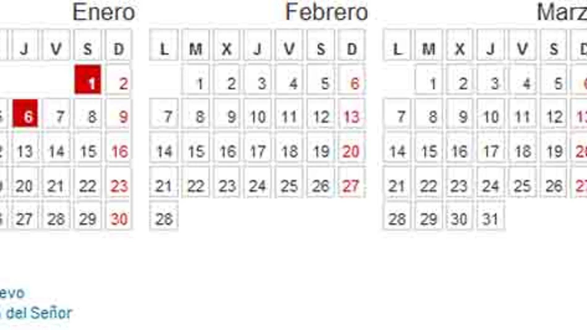 El próximo año habrá un día festivo más