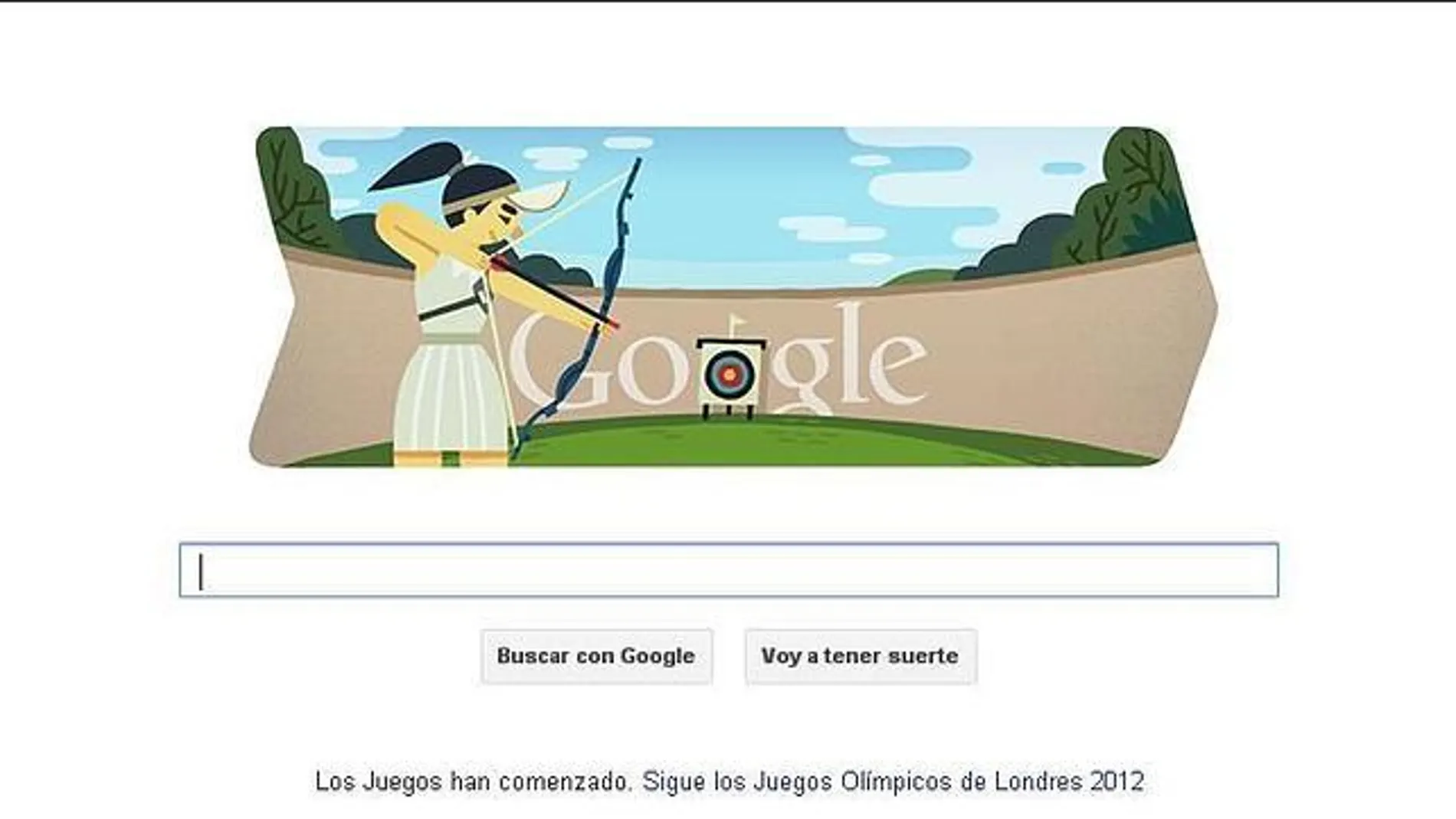 El tiro con arco primer deporte homenajeado con un doodle