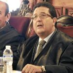 El juez Francisco Serrano, en la sede del TSJA durante el proceso contra su actuación