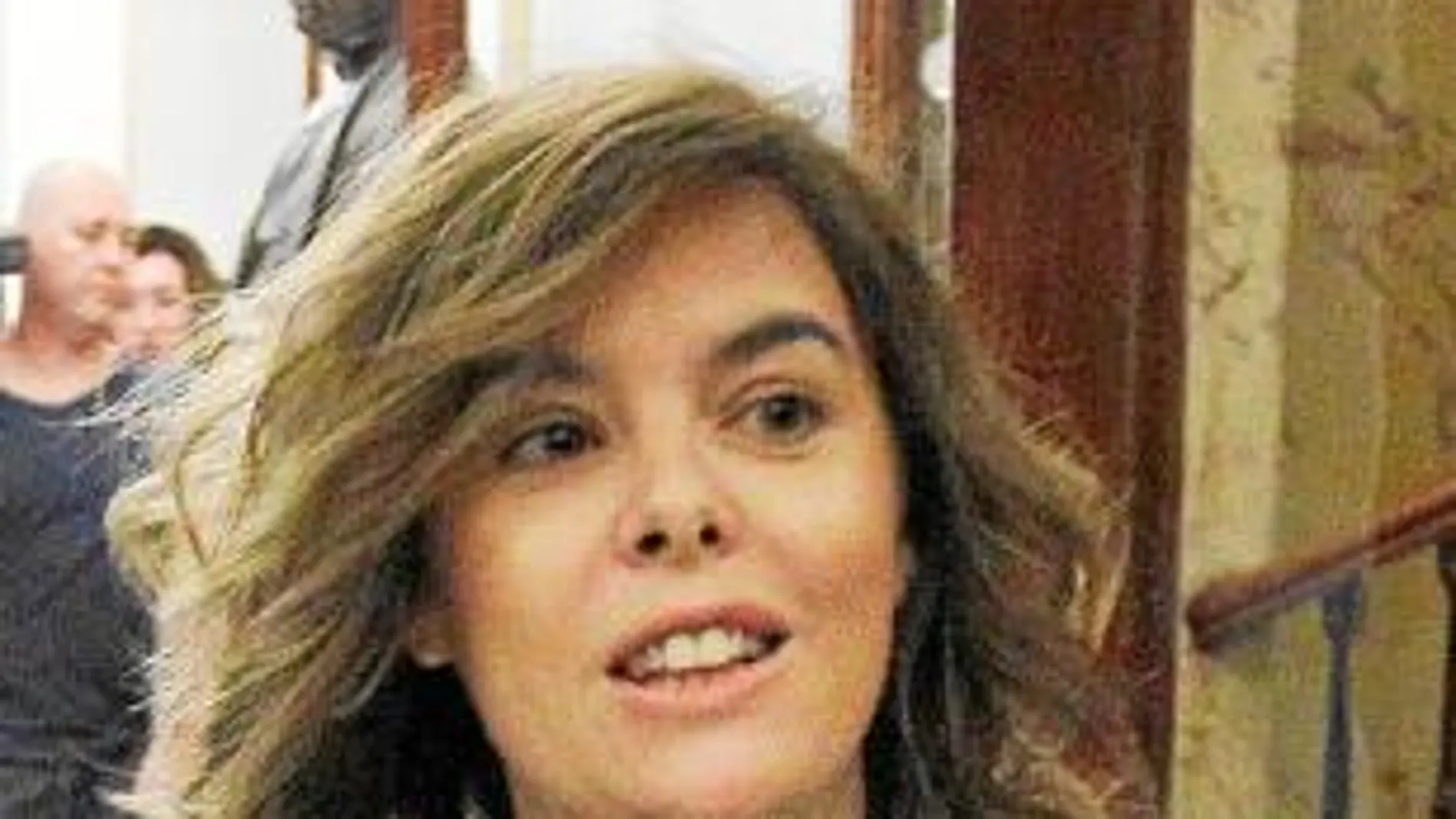 La vicepresidenta del Gobierno, Soraya Sáenz de Santamaría