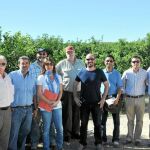 Técnicos americanos, acompañados por los de las administraciones autonómica y estatal, en su visita a la Región
