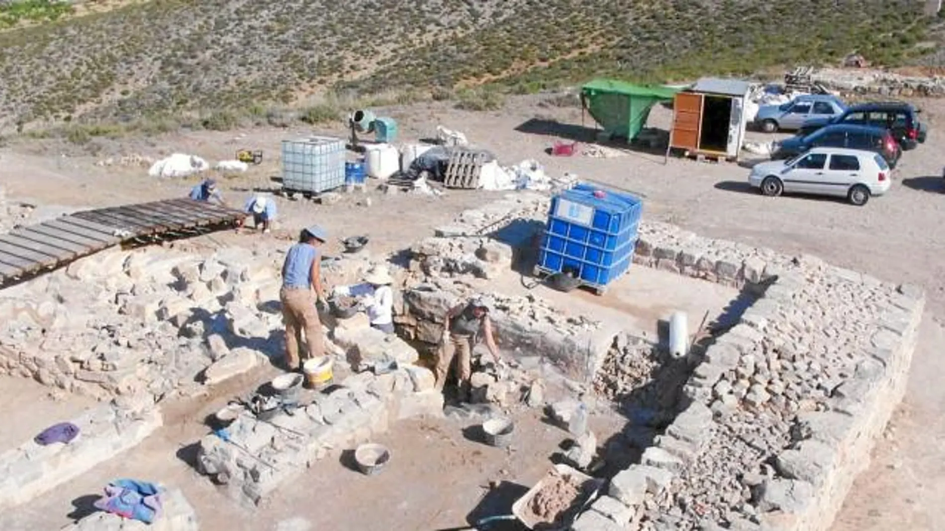 Recuperan el yacimiento del Cerro de las Fuentes de Caravaca