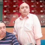 Pastrana (dcha) se reunió con representan-tes de empresas públicas
