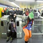 Cinco detenidos del «Yo No Pago» por colarse en el metro