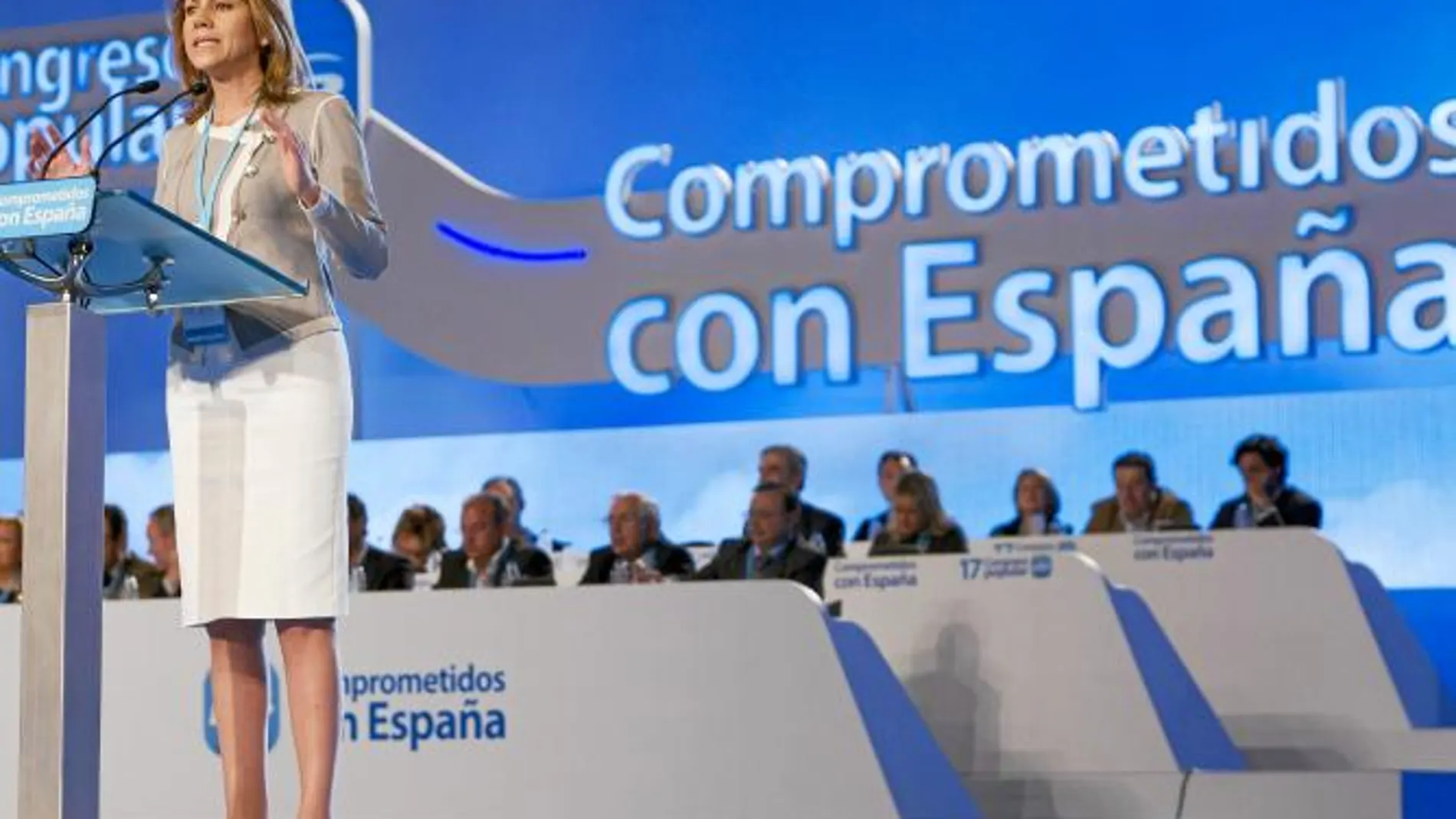 Cospedal: «Hemos llegado al Gobierno para hacer y no para estar»