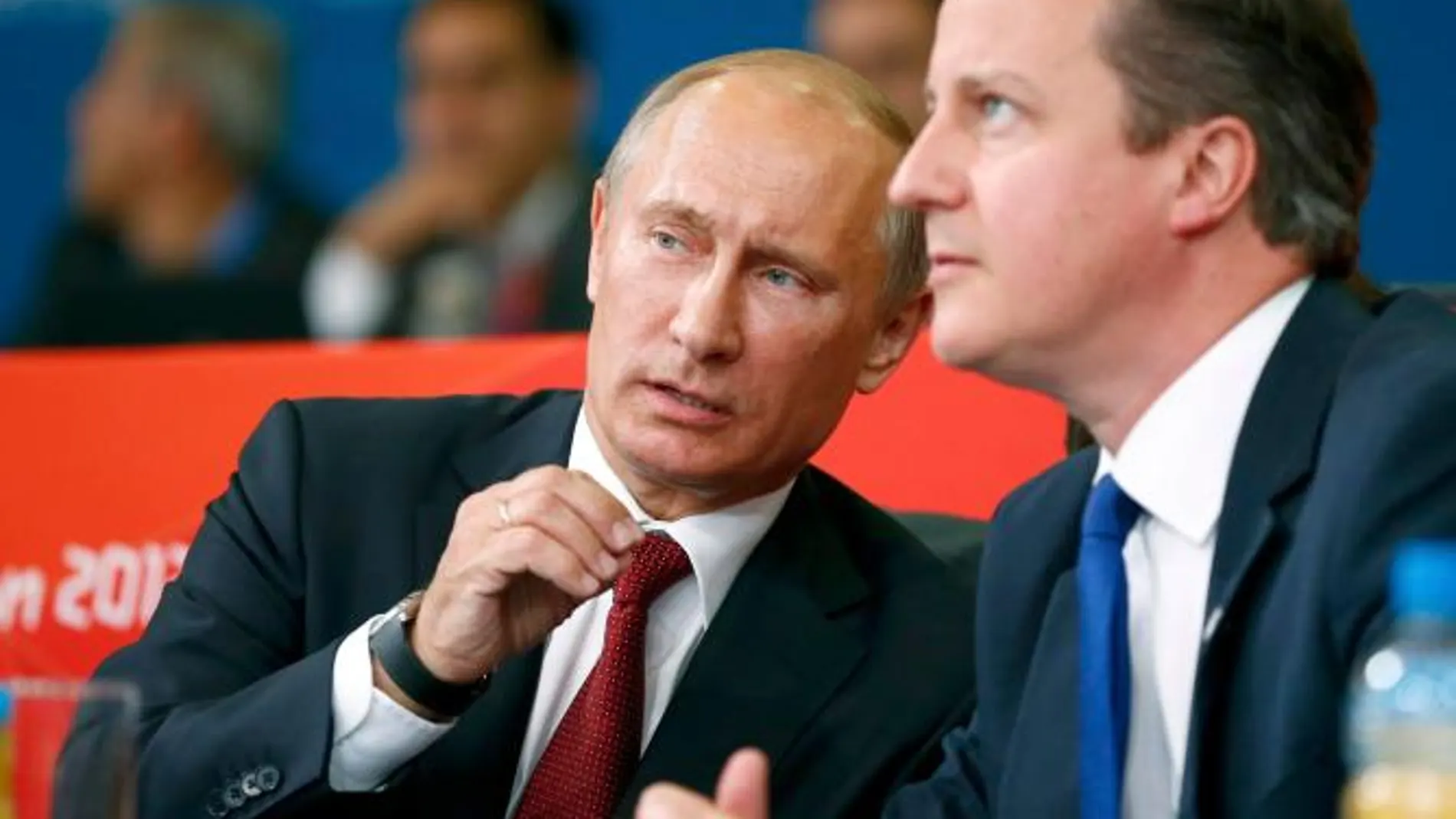 Putin dialoga con Cameron en la competición de judo de los Juegos de Londres