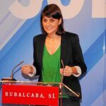 La cabeza de lista del PSOE por Murcia al Congreso, María González Veracruz, en una imagen de archivo reciente