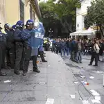  La demanda del pago de nóminas acaba en carga policial en Jerez