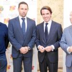 Aznar participó ayer en la celebración del V aniversario de la Fundación Denaes