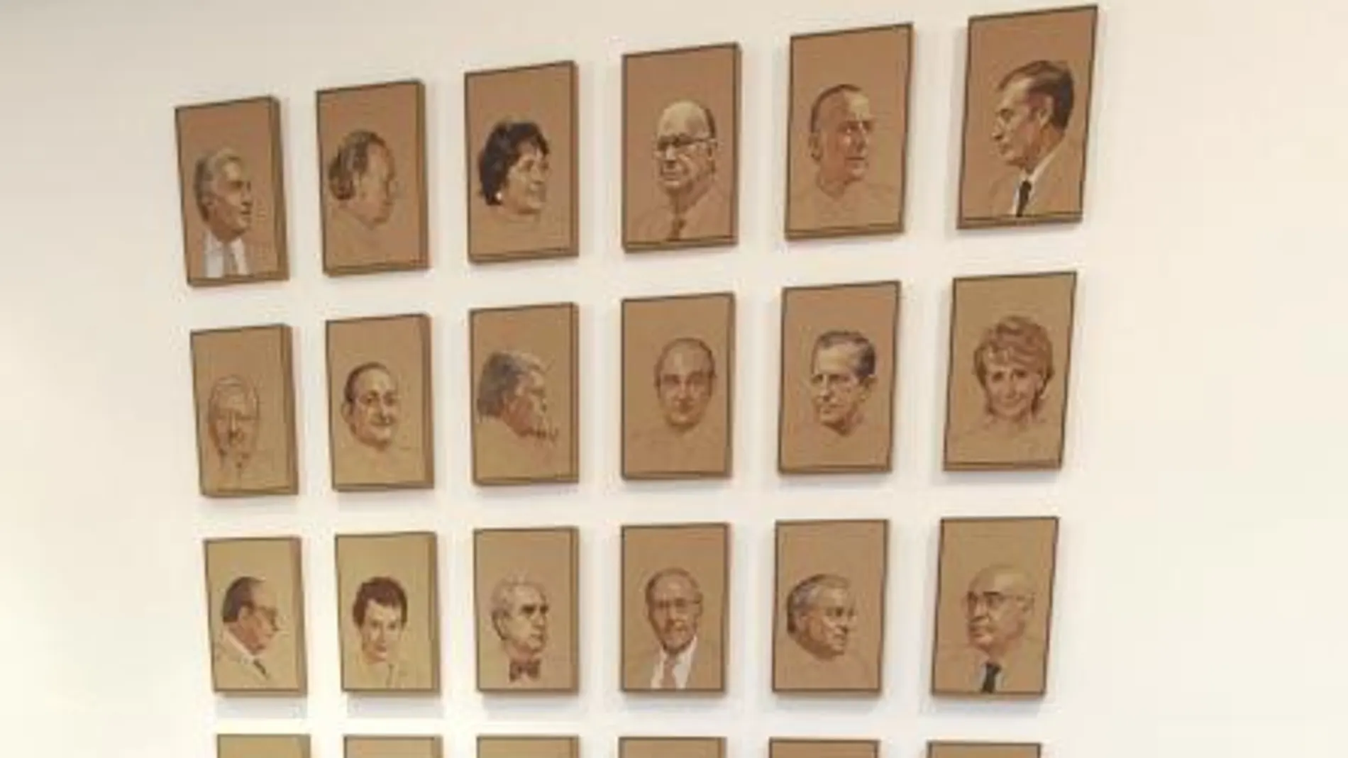 Imagen de los cuadros del Senado