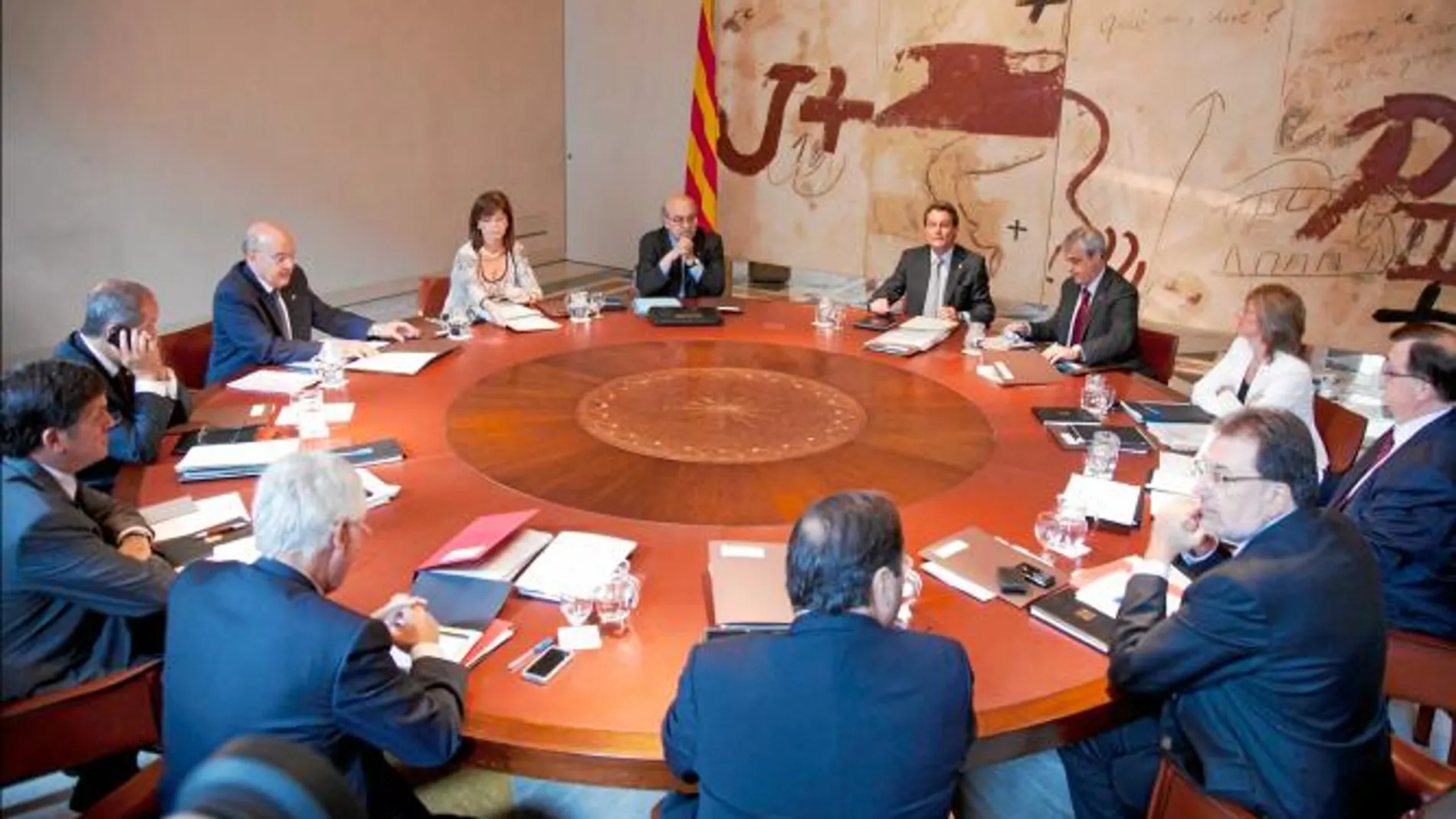 Fotografía de la reunión del Govern del pasado 6 de septiembre