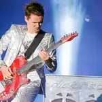 Matthew Bellamy, durante el concierto de Muse en Madrid