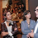 Lola Johnson, Ana Botella y Rafael Ripoll acudieron a la inauguración de la muestra en el San Pío V