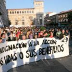 Cerca de 1.500 indignados secundaron en León la manifestación del 15O por un cambio global