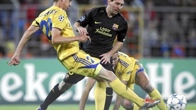 Leo Messi igualó ayer los 194 tantos de Kubala