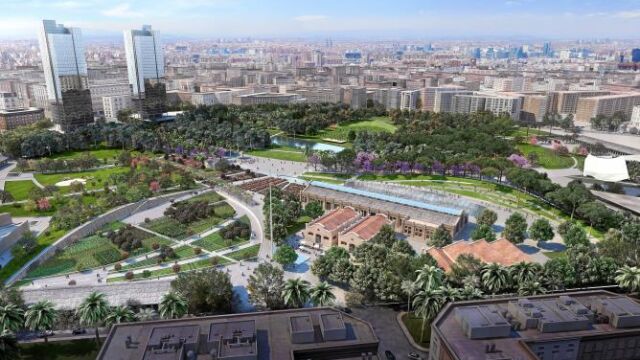 El proyecto de parque encabezado por Gustafson fue el ganador
