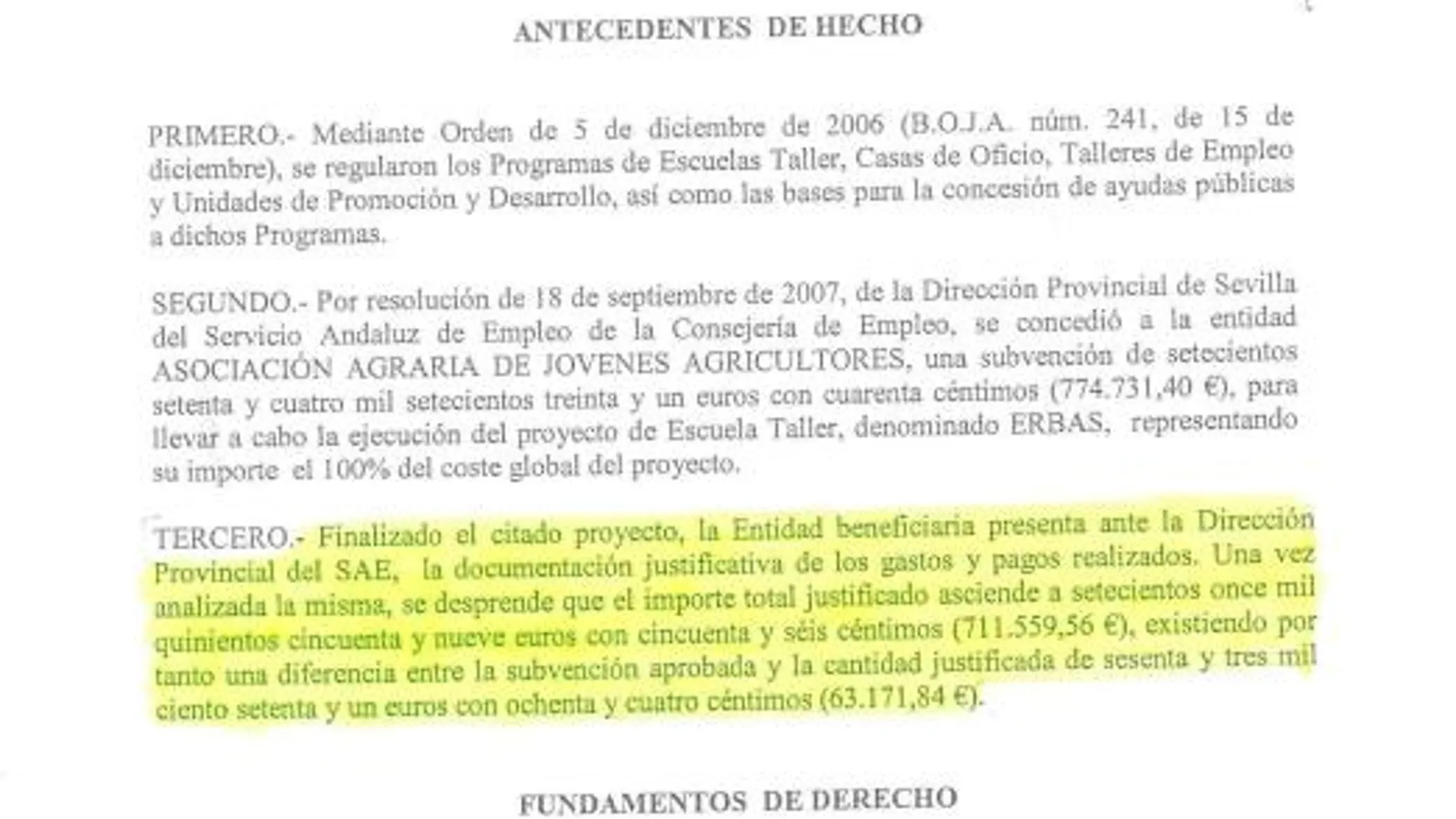 Asaja denuncia que la Junta no notificó la exoneración contable de los talleres