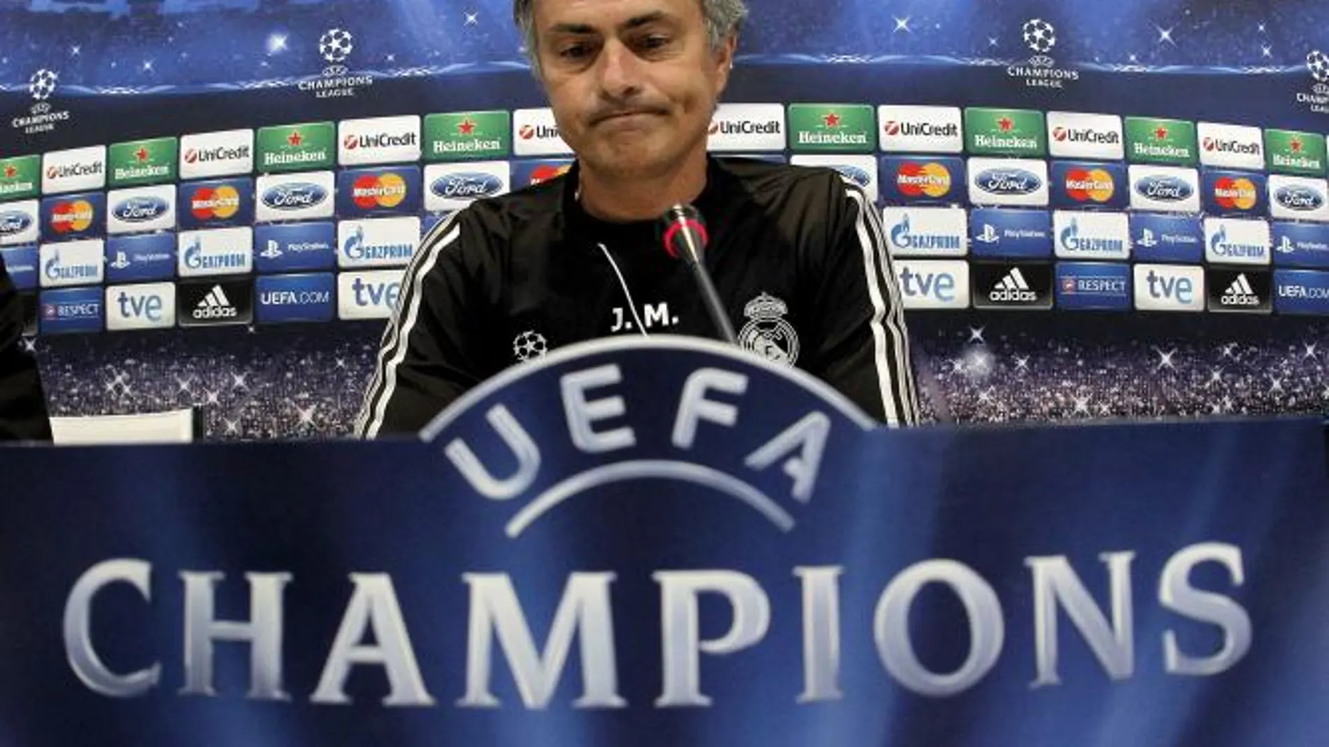 José Mourinho, en un momento de la rueda de prensa