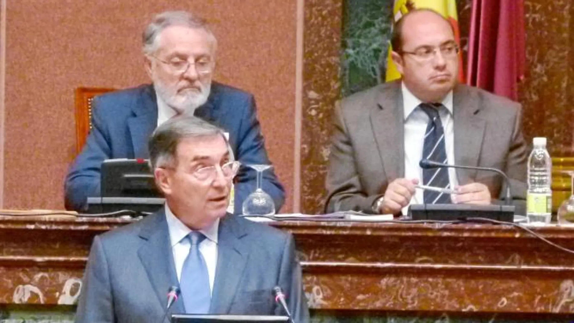 El Defensor del Pueblo, José Pablo Ruiz Abellán, ayer en la Asamblea