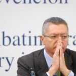 El ministro de Justicia, ayer, en la inauguración de un cónclave de notarios