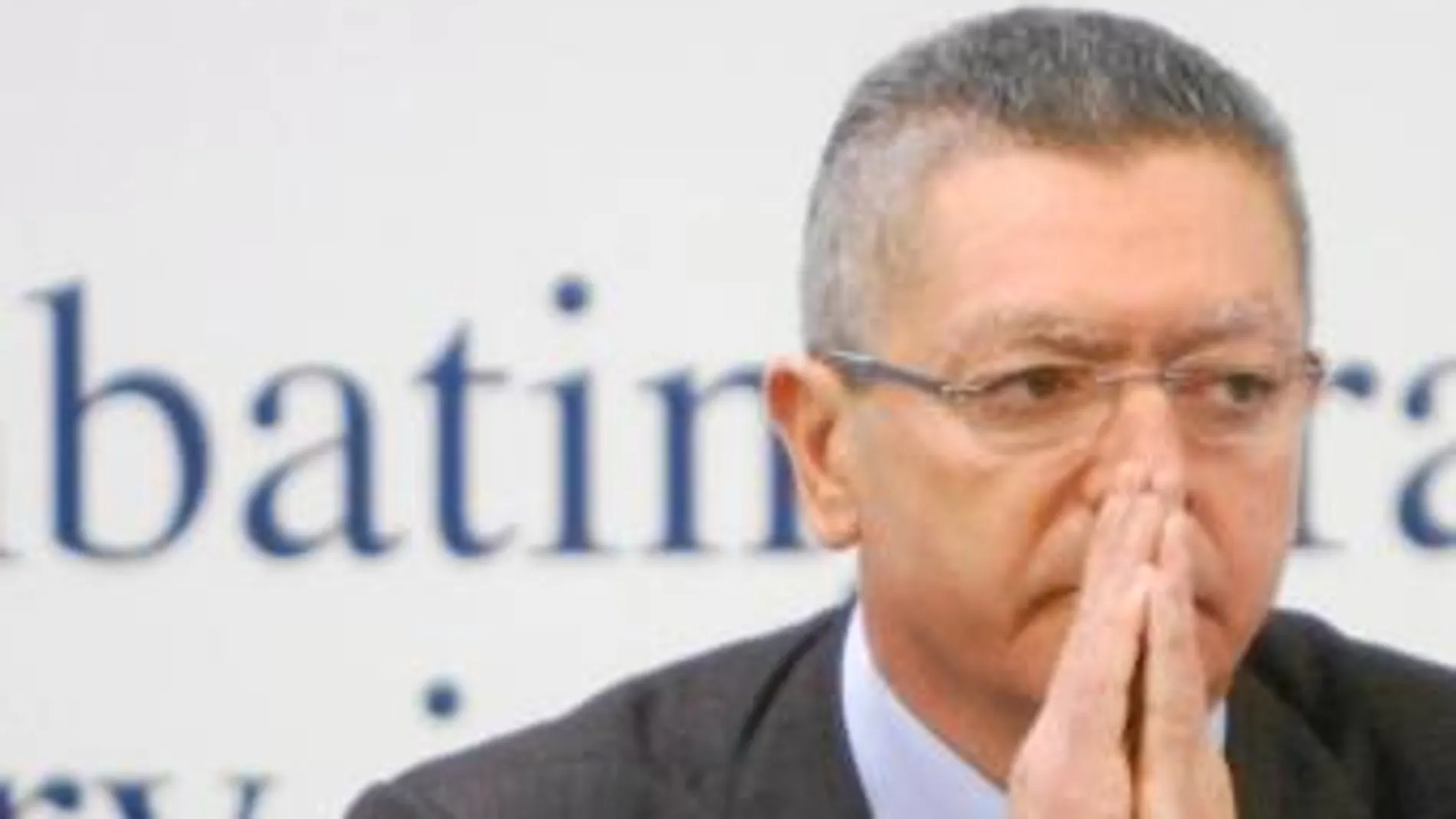 El ministro de Justicia, ayer, en la inauguración de un cónclave de notarios