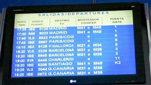 El aeropuerto de Sevilla tuvo un 12,2% menos de pasajeros entre enero y agosto