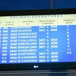 El aeropuerto de Sevilla tuvo un 12,2% menos de pasajeros entre enero y agosto