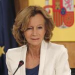 La vicepresidenta de Asuntos Económicos del Gobierno, Elena Salgado