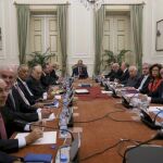 Imagen del Consejo de Estado portugués, que se reunió durante más de ocho horas
