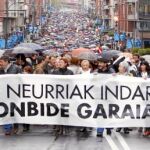 Manifestación en Bilbao el pasado abril contra la ratificación por el Tribunal Constitucional de la «doctrina Parot»