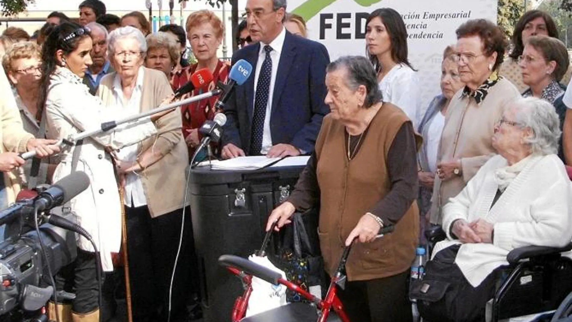 El presidente de la FED durante el parón para exigir el pago de la deuda