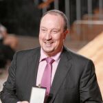 Rafa Benítez recibió ayer la medalla de plata de la Real Orden del Mérito Deportivo
