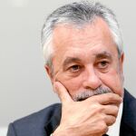 El presidente de la Junta, José Antonio Griñán, defiende que la mayoría parlamentaria no puede cambiar el modelo de convivencia