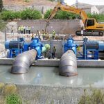La CHS pone en marcha otra tubería que duplica el caudal del baipás de Ulea