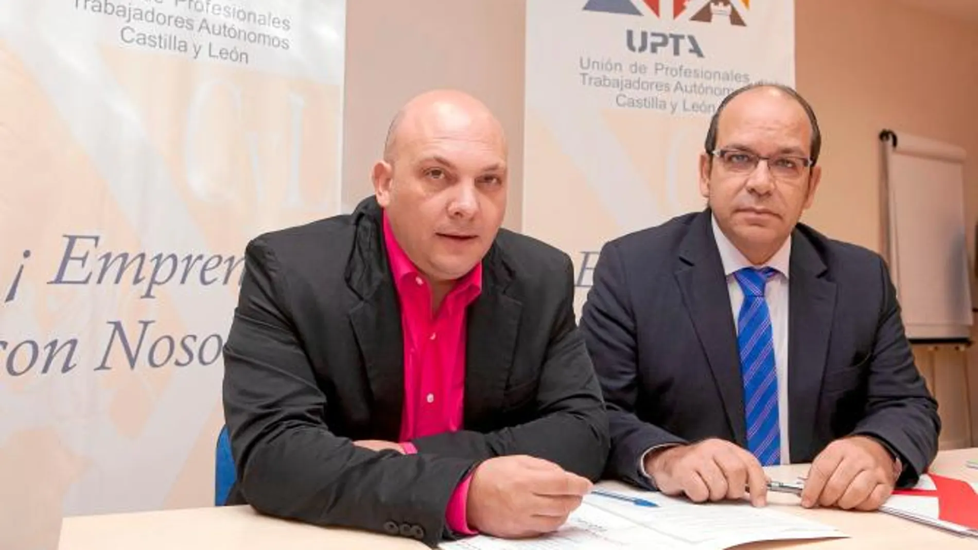 Luis Alberto González y Armando López de UPTA