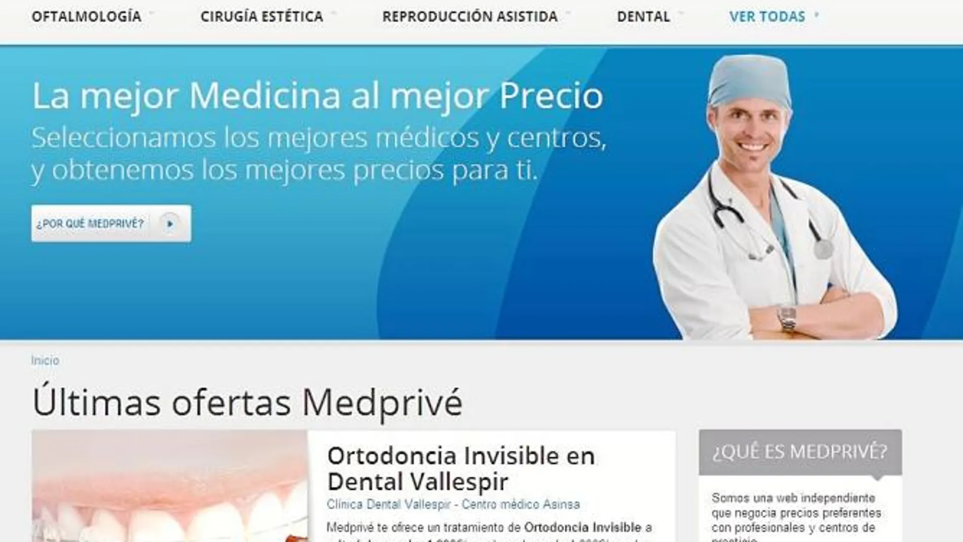 La medicina y los tratamientos se cuelan entre las ofertas «online»