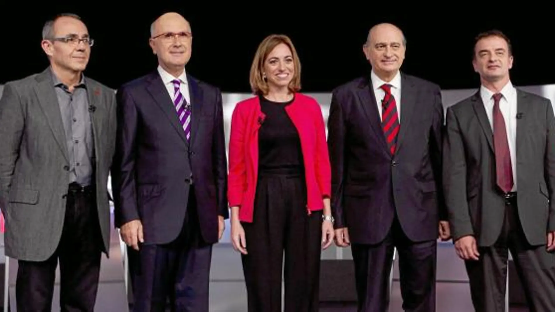 Los cinco cabezas de lista midieron por primera vez sus fuerzas en el debate a cinco de TV3 y hoy tienen el verdadero examen de la ciudadanía