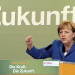 Merkel se compromete a una «estrecha colaboración» con Hollande