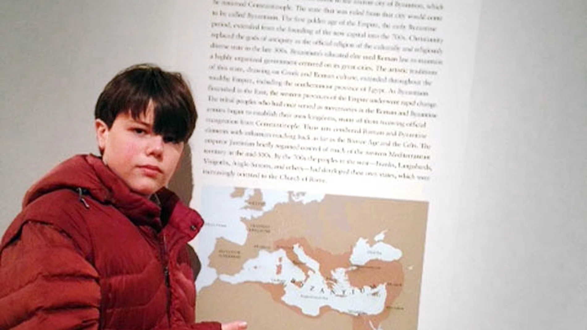 Un alumno de Primaria de EEUU pone a España en el mapa