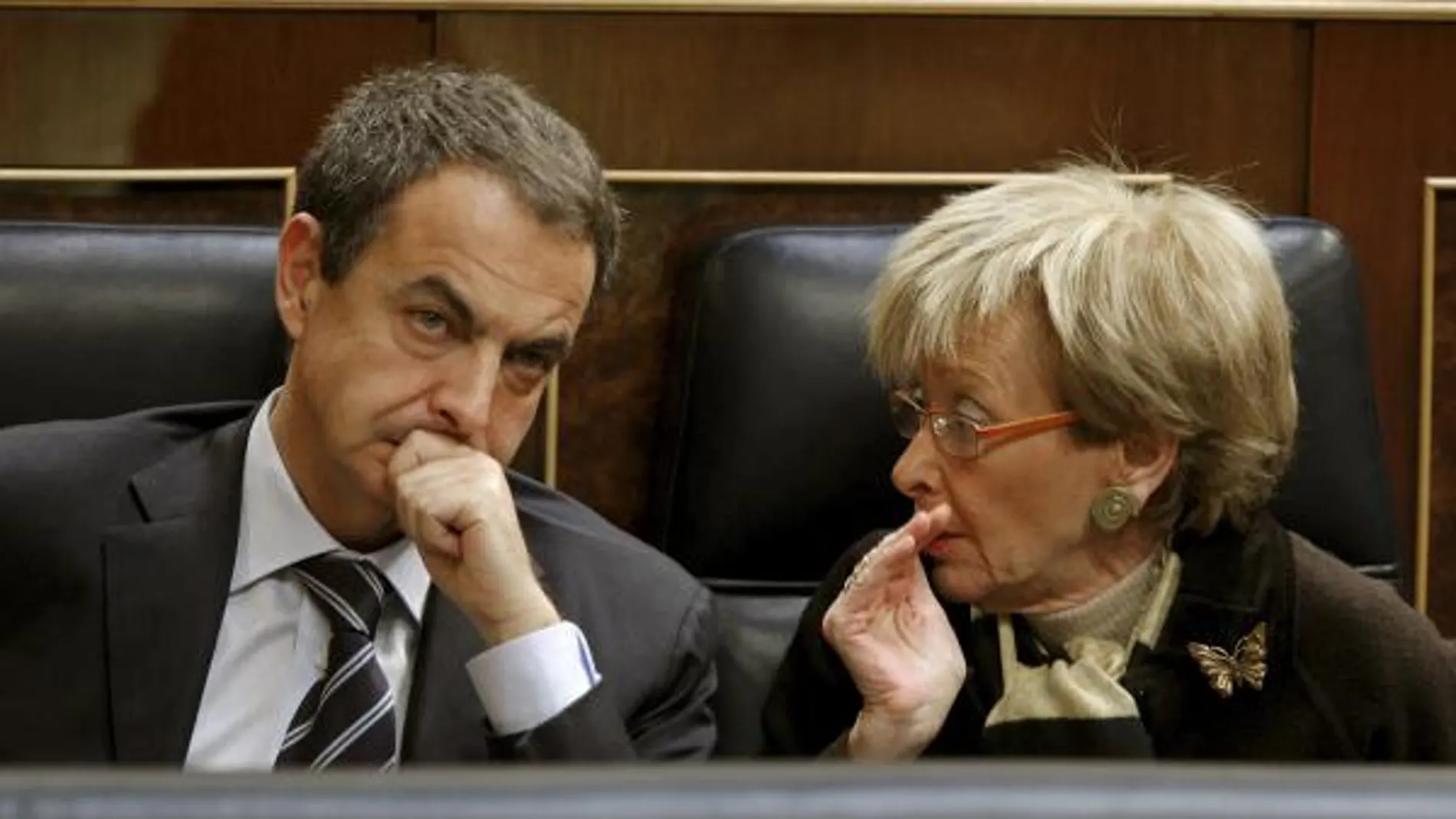 De la Vega, junto a Rodríguez Zapatero
