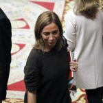 La diputada socialista Carme Chacón esta tarde en el debate de los Presupuestos Generales del Estado para 2013