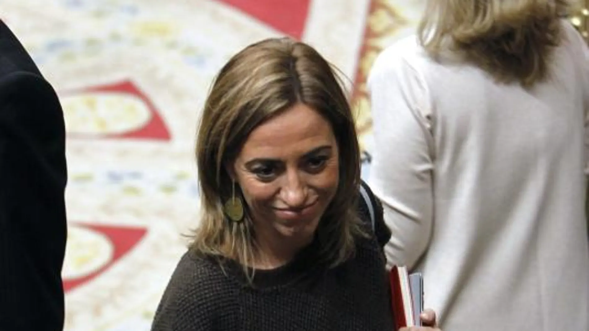 La diputada socialista Carme Chacón esta tarde en el debate de los Presupuestos Generales del Estado para 2013