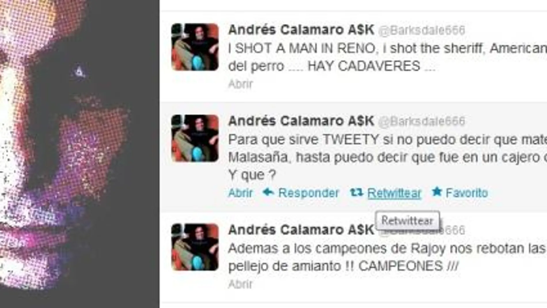 Andrés Calamaro no ha asesinado a nadie dice su abogado