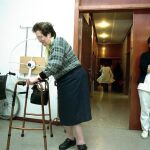Enferma de alzheimer en un centro de Valencia