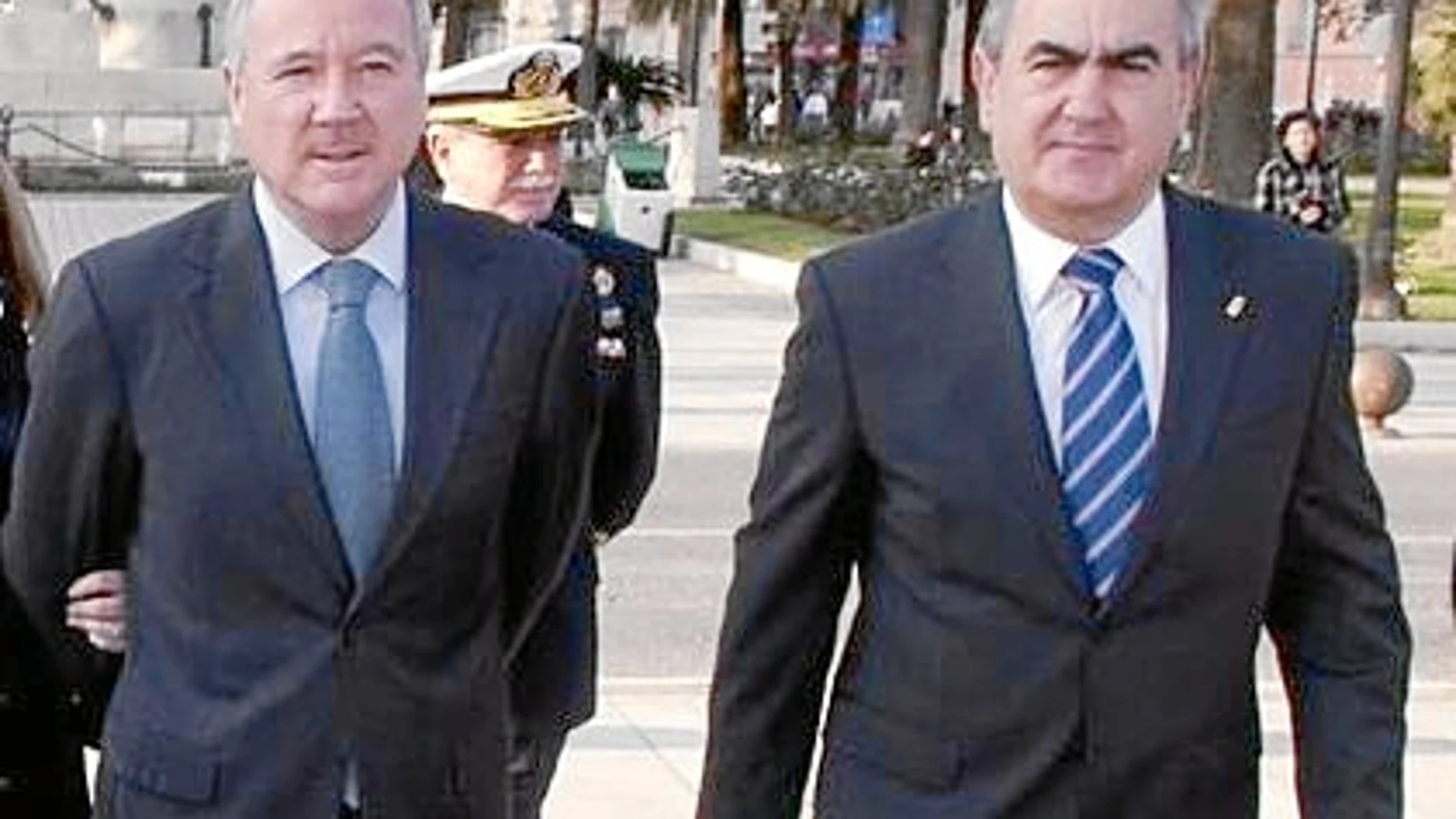 Ramón Luis Valcárcel y Rafael González Tovar, en una imagen de archivo